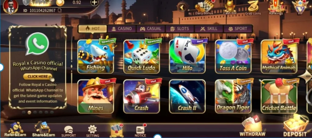 royal x casino icon