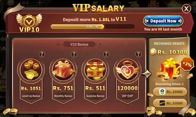 royal x vip salary
