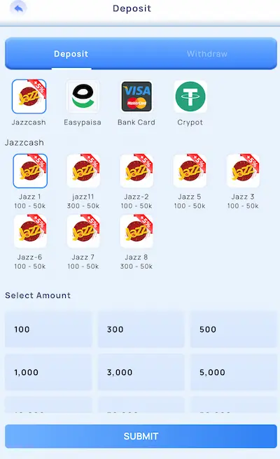 970kr deposit
